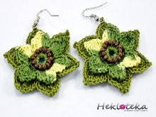 yellow-green-flower-earrings